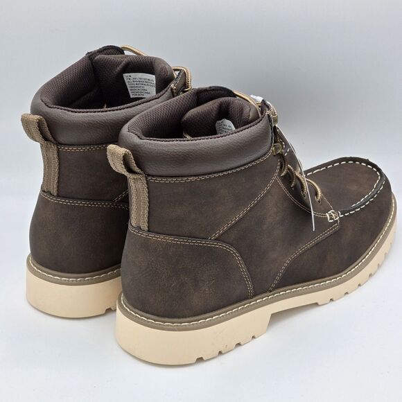 IZOD Miles Men’s Chukka Boots Brown Casual Lace Up Work Ankle Style Size 12 main image 4